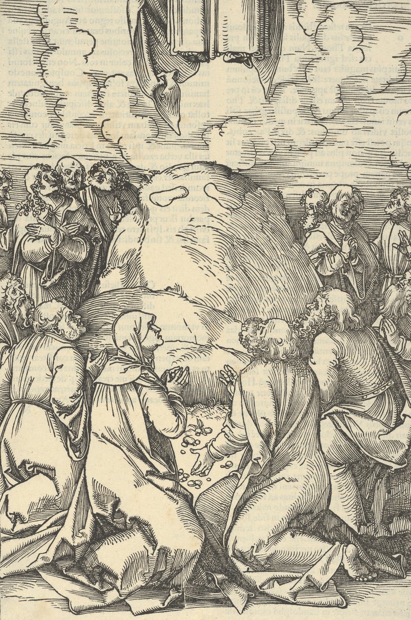 基督的升天，来自Speculum passionis domini nostri Ihesu Christi，1507。 作者 老汉斯·绍弗莱因