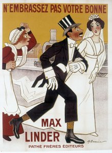 Max Linder 的海报，生病了。 巴雷尔 作者 阿德里安·巴雷尔