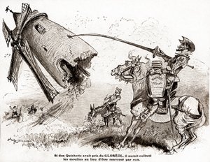 堂吉诃德为强化 Globeol 做的广告，1916 年左右（插图）