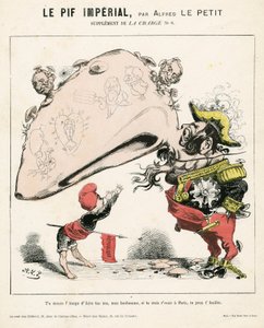 冲锋号》（1870年），第6期，彩色讽刺文章