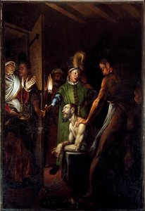 The Decollation of St. John the Baptist Painting by Antonio Campi (1524-1587) 1571 approx. Sun. 280x192 cm Church of San Paolo Converso in Milan