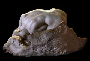 奥古斯特·罗丹（Auguste Rodin，1840-1917 年）的达奈德雕塑 19 世纪巴黎，罗丹博物馆