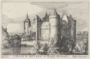 Muiderslot 景观
在 Zuijdt Hollandt 的 t