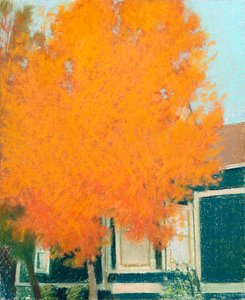 又是一年秋天，2023 年（纸上粉彩画）