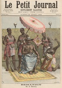 Behanzin（1844-1906）达荷美之王，来自&39;Le Petit Journal&39;，1892年4月23日