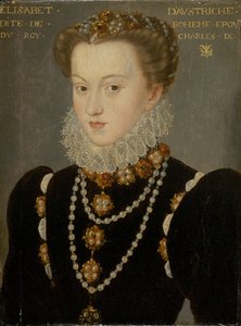 法国国王查理九世的妻子，奥地利的伊丽莎白的肖像，1571年后。