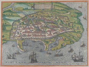 亚历山大地图，1575年