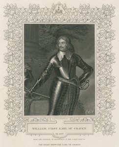 威廉克雷文，克雷文的第一伯爵，来自&39;洛奇的英国肖像&39;，1823年