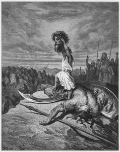 古斯塔夫多尔圣经：大卫和歌利亚 作者 古斯塔夫·多尔（Gustave Dore）