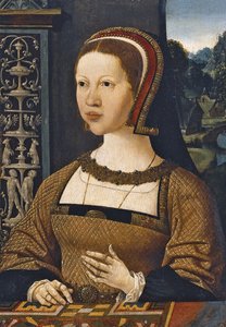 丹麦女王伊莎贝拉的肖像，约1524年