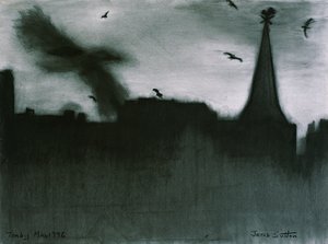 滕比，1994年（木炭纸上）