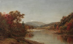1870年，新罕布什尔州华盛顿山。 作者 贾斯珀·弗朗西斯·克罗普西
