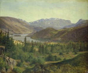 1835年，Valders Tile Fjord的Hjelle