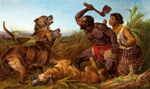 被猎杀的奴隶》，1862年。