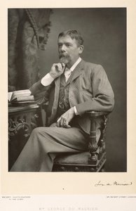George du Maurier（1834-96），艺术家，漫画家和小说家，肖像照片