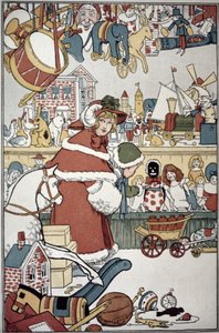 圣诞节玩具，c.1900 作者 威廉·希思·罗宾逊