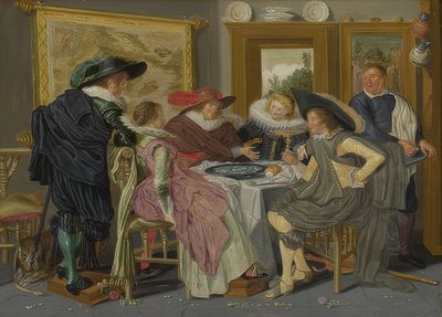 公司周围的桌子。 1626 作者 迪克脖子