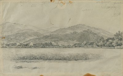 "弗朗茨皇帝陪伴穷人入殓 "的风景画 作者 约翰·彼得·克拉夫特