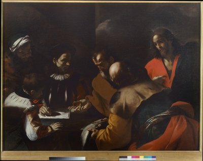 Saint Peter paying the tribute money 作者 马蒂亚·普雷蒂（Mattia Preti）