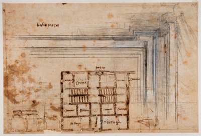 房屋平面图和门户网站 作者 米开朗基罗（Michelangelo Buonarroti）