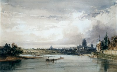 从远处看的巴黎，c1835-1900年 作者 威廉·卡洛