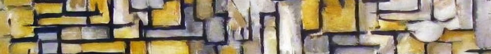 1913年，《第七编》。彼得·蒙德里安（Piet Mondrian）1872 – 1944年 (Piet Mondrian)
